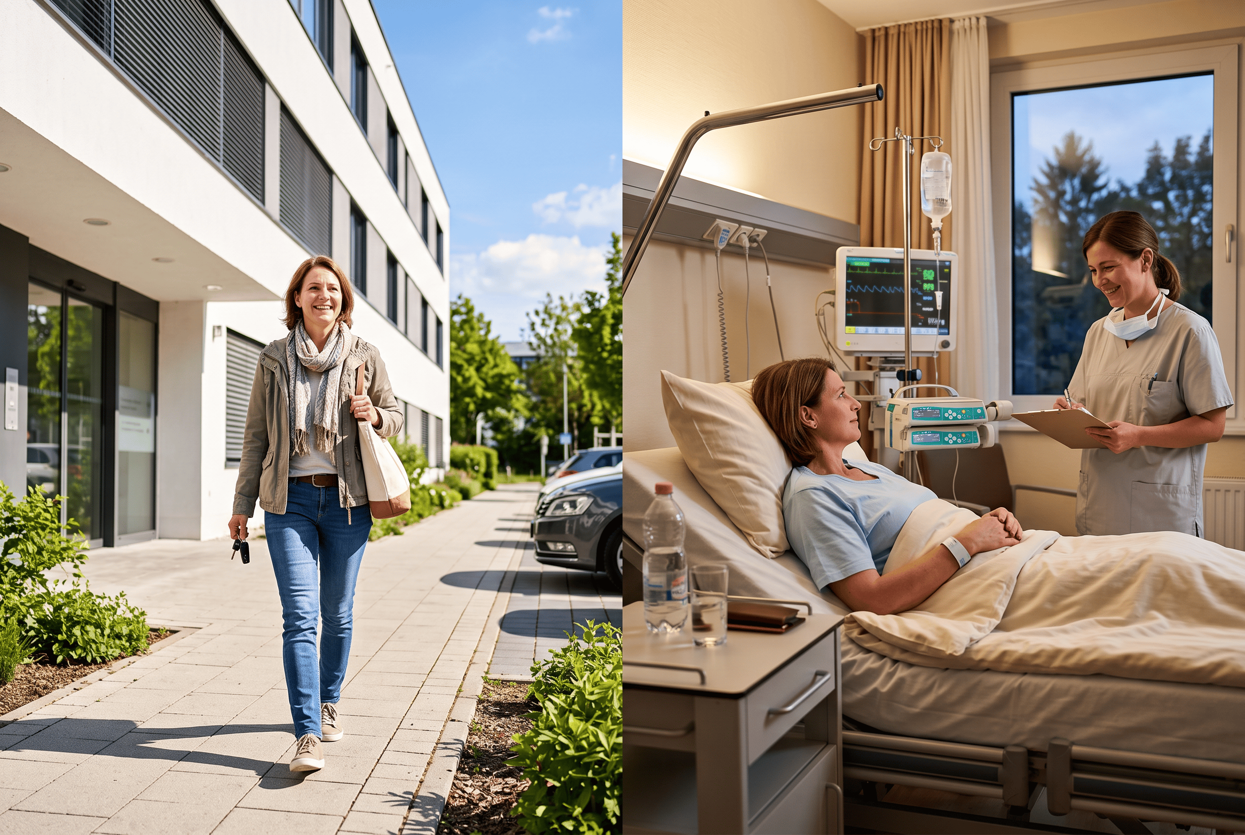 Ambulante vs. stationäre Strahlentherapie: Was bedeutet das für mich? 1 Ambulante vs. stationäre Strahlentherapie: Was bedeutet das für mich?